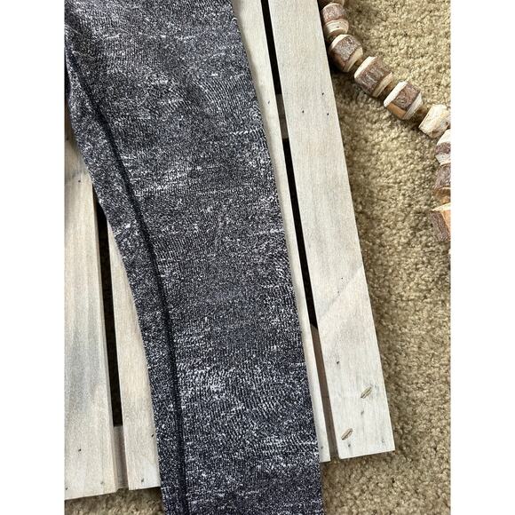 Lululemon Wunder Under Athletic Heathered Gray Black Leggings - Picture 4 of 8